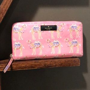 Kate spade camel wallet